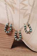 Horseshoe Trio Stone Necklaces-Chain Necklaces-Rae Collective, Women's Online Fashion Boutique Located in Phoenix, Arizona (Scottsdale Area)