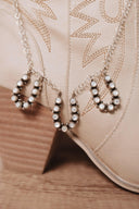 Horseshoe Trio Stone Necklaces-Chain Necklaces-Rae Collective, Women's Online Fashion Boutique Located in Phoenix, Arizona (Scottsdale Area)