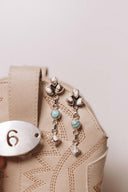 Turquoise & Wildhorse Earrings-Stud Earrings-Krush Kandy, Women's Online Fashion Boutique Located in Phoenix, Arizona (Scottsdale Area)