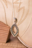 Aria Sterling Studded Necklace & Earrings-Chain Necklaces-Rae Collective, Women's Online Fashion Boutique Located in Phoenix, Arizona (Scottsdale Area)