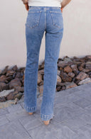 Sunset Highways Tummy Control Bootcut Vervet Jeans ( PLUS / REG)-Jeans-Rae Collective, Women's Online Fashion Boutique Located in Phoenix, Arizona (Scottsdale Area)