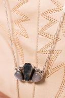 Moonstone Coffin Cluster Stone Necklace-Chain Necklaces-Rae Collective, Women's Online Fashion Boutique Located in Phoenix, Arizona (Scottsdale Area)