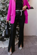 Flare Affair Slit Leg Kancan Pants-Pants-Krush Kandy, Women's Online Fashion Boutique Located in Phoenix, Arizona (Scottsdale Area)