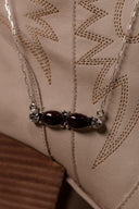 Purple Spiny Oyster & White CZ Necklace-Chain Necklaces-Rae Collective, Women's Online Fashion Boutique Located in Phoenix, Arizona (Scottsdale Area)
