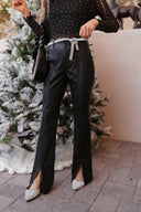 Flare Affair Slit Leg Kancan Pants-Pants-Rae Collective, Women's Online Fashion Boutique Located in Phoenix, Arizona (Scottsdale Area)
