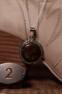 Blood Stone Slab Pendants-Chain Necklaces-Krush Kandy, Women's Online Fashion Boutique Located in Phoenix, Arizona (Scottsdale Area)