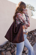 Wanderlust Quilted Hobo Bag-Purses & Bags-Rae Collective, Women's Online Fashion Boutique Located in Phoenix, Arizona (Scottsdale Area)