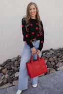 Sweet Regards Tote Bag Set-Purses & Bags-Krush Kandy, Women's Online Fashion Boutique Located in Phoenix, Arizona (Scottsdale Area)