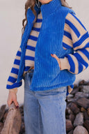 The Ridge Zip-Up Padded Corduroy Puffer Vest S-3X EXCLUSIVE-Vests-Rae Collective, Women's Online Fashion Boutique Located in Phoenix, Arizona (Scottsdale Area)