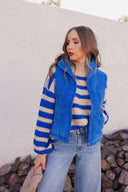 The Ridge Zip-Up Padded Corduroy Puffer Vest S-3X EXCLUSIVE-Vests-Rae Collective, Women's Online Fashion Boutique Located in Phoenix, Arizona (Scottsdale Area)