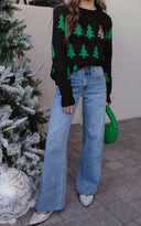 Frosted Pines Christmas Tree Sweater-Sweaters-Rae Collective, Women's Online Fashion Boutique Located in Phoenix, Arizona (Scottsdale Area)