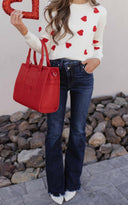 Midnight Charm High-Rise Flare Jeans-Jeans-Rae Collective, Women's Online Fashion Boutique Located in Phoenix, Arizona (Scottsdale Area)