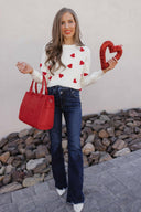 Midnight Charm High-Rise Flare Jeans-Jeans-Rae Collective, Women's Online Fashion Boutique Located in Phoenix, Arizona (Scottsdale Area)