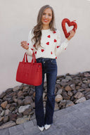 Midnight Charm High-Rise Flare Jeans-Jeans-Rae Collective, Women's Online Fashion Boutique Located in Phoenix, Arizona (Scottsdale Area)