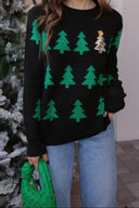 Frosted Pines Christmas Tree Sweater-Sweaters-Krush Kandy, Women's Online Fashion Boutique Located in Phoenix, Arizona (Scottsdale Area)