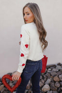 Sweet Sentiments Heart Knit Sweater-Sweaters-Rae Collective, Women's Online Fashion Boutique Located in Phoenix, Arizona (Scottsdale Area)