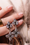 Stone Drop Cluster Earrings-Stud Earrings-Rae Collective, Women's Online Fashion Boutique Located in Phoenix, Arizona (Scottsdale Area)