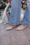 Champagne Toast Rhinestone Flats-Flats-Rae Collective, Women's Online Fashion Boutique Located in Phoenix, Arizona (Scottsdale Area)