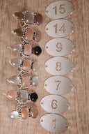 One Of A Kind Three Stone Crawler-Ring Sizers-Rae Collective, Women's Online Fashion Boutique Located in Phoenix, Arizona (Scottsdale Area)