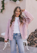Sparkled Bomber Jacket-Jacket-Krush Kandy, Women's Online Fashion Boutique Located in Phoenix, Arizona (Scottsdale Area)