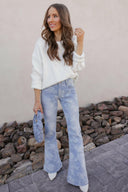 Lily's Floral Flare Kancan Jeans-Denim-Rae Collective, Women's Online Fashion Boutique Located in Phoenix, Arizona (Scottsdale Area)