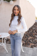 Set The Vibe Long Sleeve Ruched Top