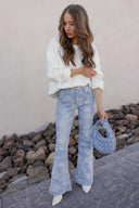 Lily's Floral Flare Kancan Jeans-Denim-Rae Collective, Women's Online Fashion Boutique Located in Phoenix, Arizona (Scottsdale Area)
