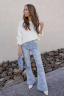 Lily's Floral Flare Kancan Jeans-Denim-Rae Collective, Women's Online Fashion Boutique Located in Phoenix, Arizona (Scottsdale Area)