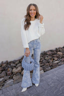 Lily's Floral Flare Kancan Jeans-Denim-Rae Collective, Women's Online Fashion Boutique Located in Phoenix, Arizona (Scottsdale Area)