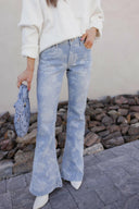 Lily's Floral Flare Kancan Jeans-Denim-Rae Collective, Women's Online Fashion Boutique Located in Phoenix, Arizona (Scottsdale Area)