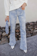 Lily's Floral Flare Kancan Jeans-Denim-Rae Collective, Women's Online Fashion Boutique Located in Phoenix, Arizona (Scottsdale Area)