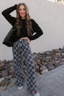 Hot to Go Checked Denim Jeans-Jeans-Rae Collective, Women's Online Fashion Boutique Located in Phoenix, Arizona (Scottsdale Area)