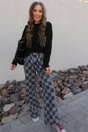 Hot to Go Checked Denim Jeans-Jeans-Rae Collective, Women's Online Fashion Boutique Located in Phoenix, Arizona (Scottsdale Area)