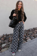 Hot to Go Checked Denim Jeans-Jeans-Rae Collective, Women's Online Fashion Boutique Located in Phoenix, Arizona (Scottsdale Area)