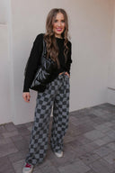 Hot to Go Checked Denim Jeans-Jeans-Rae Collective, Women's Online Fashion Boutique Located in Phoenix, Arizona (Scottsdale Area)