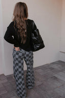 Hot to Go Checked Denim Jeans-Jeans-Rae Collective, Women's Online Fashion Boutique Located in Phoenix, Arizona (Scottsdale Area)