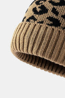 Leopard Pom-Pom Cuffed Beanie-Rae Collective, Women's Online Fashion Boutique Located in Phoenix, Arizona (Scottsdale Area)
