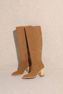 Reina Knee High Suede Boots-Boots-Rae Collective, Women's Online Fashion Boutique Located in Phoenix, Arizona (Scottsdale Area)