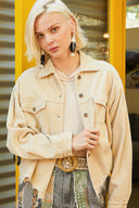 POL Corduroy Trucker Jacket-Jacket-Krush Kandy, Women's Online Fashion Boutique Located in Phoenix, Arizona (Scottsdale Area)