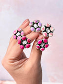 Desert Jasper Dainty Flower CZ Rings-Rings-Krush Kandy, Women's Online Fashion Boutique Located in Phoenix, Arizona (Scottsdale Area)