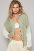POL Take a Picture Button Down-Long Sleeve Tops-Krush Kandy, Women's Online Fashion Boutique Located in Phoenix, Arizona (Scottsdale Area)