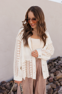 POL Lace Jean Jacket
