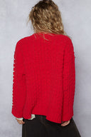 POL Pearl-Embellished Chenille Cardigan-Cardigans-Krush Kandy, Women's Online Fashion Boutique Located in Phoenix, Arizona (Scottsdale Area)