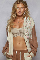 POL Floral Patchwork Thermal Jacket-Jacket-Krush Kandy, Women's Online Fashion Boutique Located in Phoenix, Arizona (Scottsdale Area)