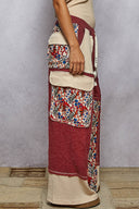 POL Quilted Floral Patch Pants-Pants-Krush Kandy, Women's Online Fashion Boutique Located in Phoenix, Arizona (Scottsdale Area)