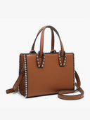 Brenda Contrast Tote-handbags-Krush Kandy, Women's Online Fashion Boutique Located in Phoenix, Arizona (Scottsdale Area)
