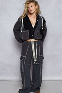 POL Patchwork Quilted Cargo Joggers-Pants-Krush Kandy, Women's Online Fashion Boutique Located in Phoenix, Arizona (Scottsdale Area)