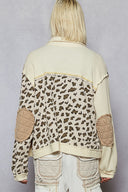 POL Floral Print Contrast Color Bloc k Quilted Jacket-Jacket-Krush Kandy, Women's Online Fashion Boutique Located in Phoenix, Arizona (Scottsdale Area)