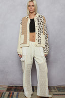 POL Floral Print Contrast Color Bloc k Quilted Jacket-Jacket-Krush Kandy, Women's Online Fashion Boutique Located in Phoenix, Arizona (Scottsdale Area)