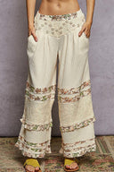 POL Wide-Leg Thermal Lace Pants-Pants-Krush Kandy, Women's Online Fashion Boutique Located in Phoenix, Arizona (Scottsdale Area)